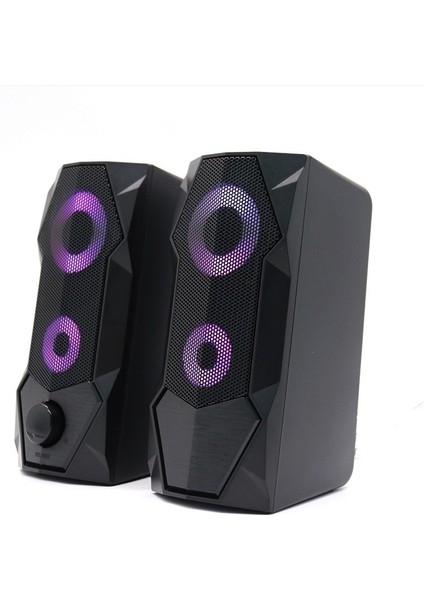 e SP-V915 2.0 Gaming Işıklı 5W*2 USB Speaker Hoparlör