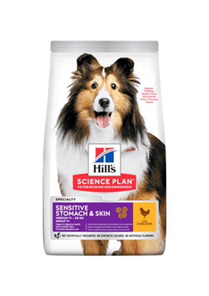 Adult Sensitive Stomach&skin Chicken Köpek Maması 2,5 kg