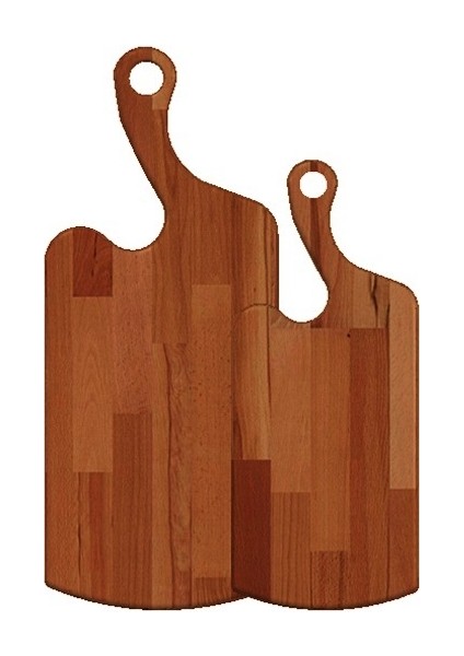 Doğal Ahşap 2'li Kesim Sunum Peynir Tahtası LBKSP08 fiyatları