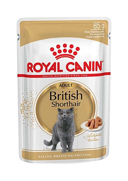 British Shorthair Pouch Kedi Konservesi 12X85 gr