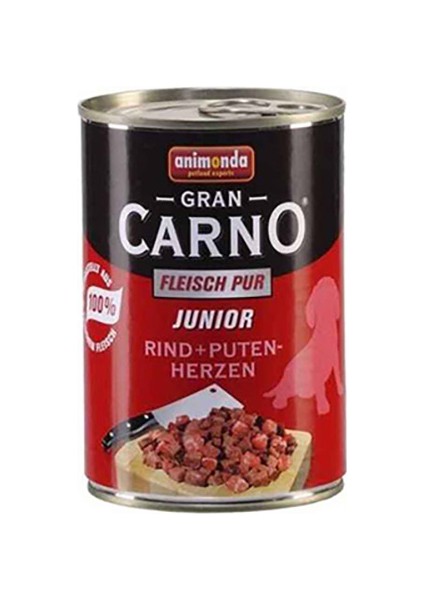Grand Carno Sığır Et Hindi Yürek Yavru Köpek Mama 6X400 gr