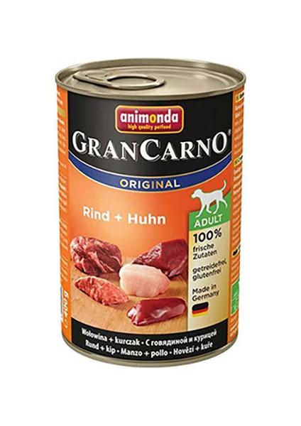 Animonda Grand Carno Etli Tavuk Yetişkin Köpek Konserve 6X400 gr