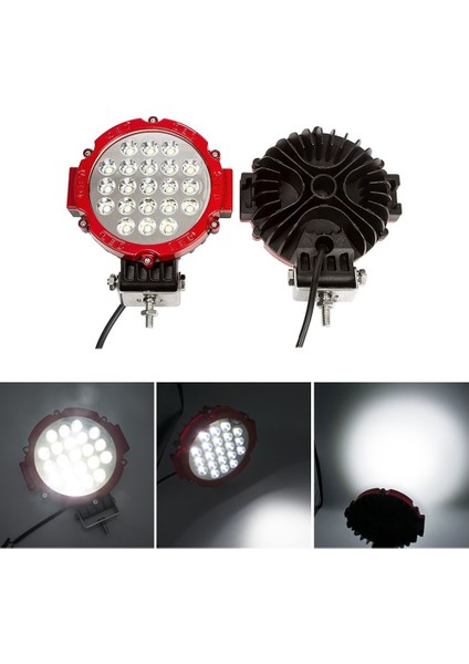 Yuvarlak 63W Off Road Metal Çerçeve Sis Farı fiyatları