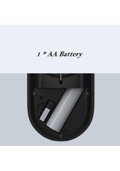 Shopfocus Bt 4.2 Çift Modlu 4000DPI Mouse - Siyah (Yurt Dışından)