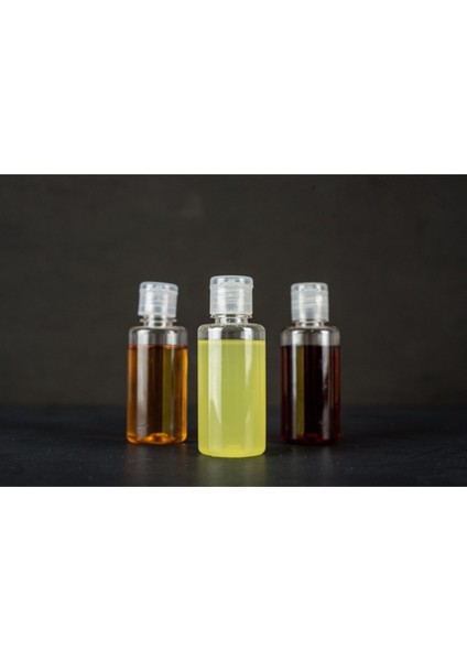 50 Adet - 50 ml Boş Şişe Şeffaf Kapak Kolonya Sıvı Dezenfektan Likit Şişe
