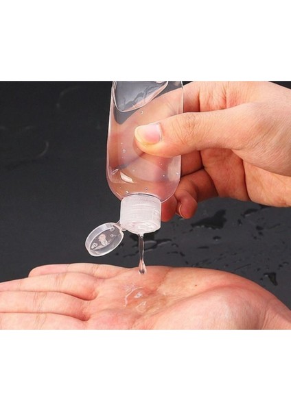 50 Adet - 50 ml Boş Şişe Şeffaf Kapak Kolonya Sıvı Dezenfektan Likit Şişe fiyatları