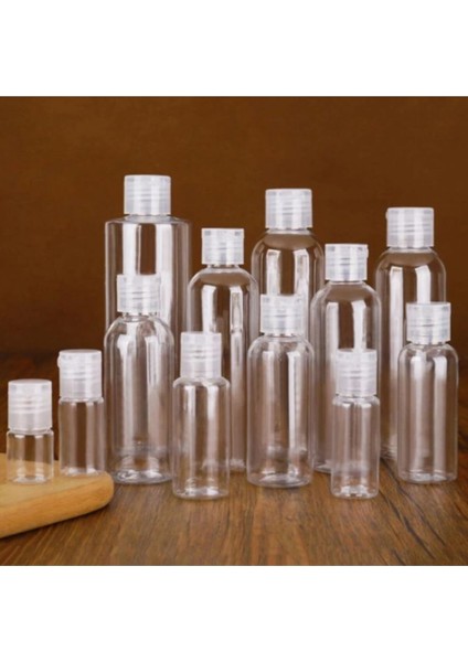 50 Adet - 50 ml Boş Şişe Şeffaf Kapak Kolonya Sıvı Dezenfektan Likit Şişe fırsatları