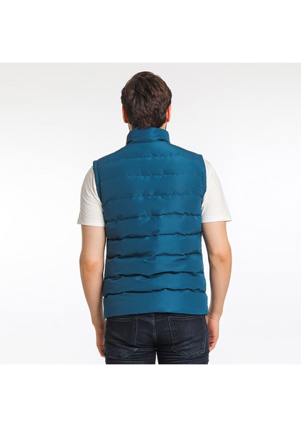 ZULA IN Erkek Slim Fit Yelek Lacivert