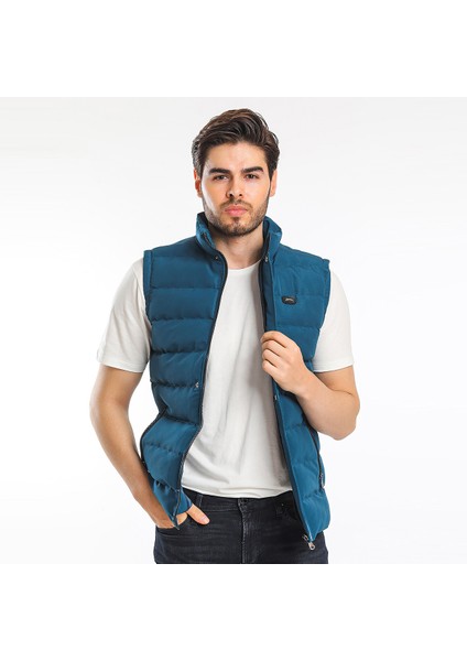 ZULA IN Erkek Slim Fit Yelek Lacivert