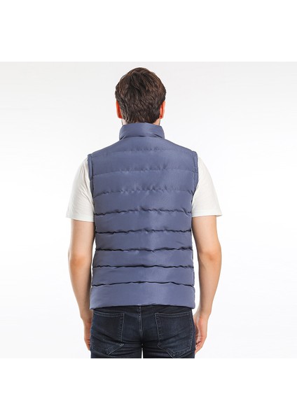 ZULA IN Erkek Slim Fit Yelek Petrol