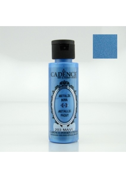 203 Mavi 70ML Metalik Boya