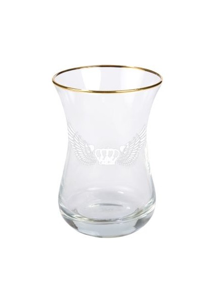 Çay Bardağı 6'lı Set Kanat Desenli