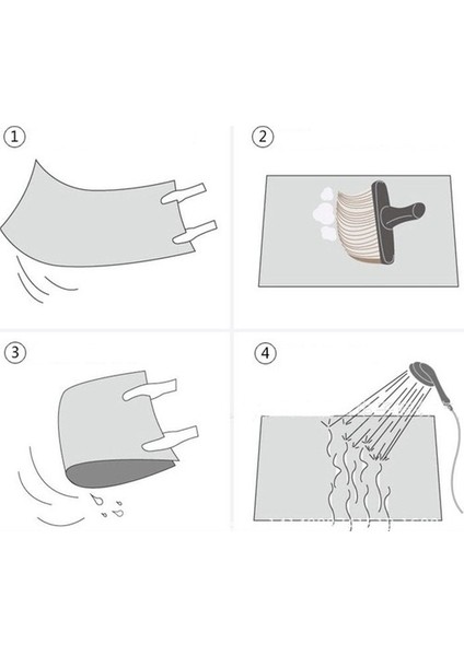 Şeffaf Banyo Küvet Vakumlu Kaydırmaz Paspas fiyatları