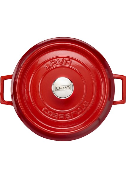 Tencere Kırmızı Yuvarlak 28CM fiyatları