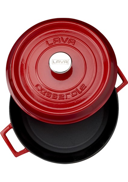 Tencere Kırmızı Yuvarlak 28CM modelleri