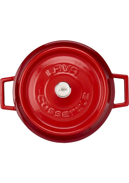 Çok Amaçlı Tencere Kırmızı Yuvarlak 24CM modelleri