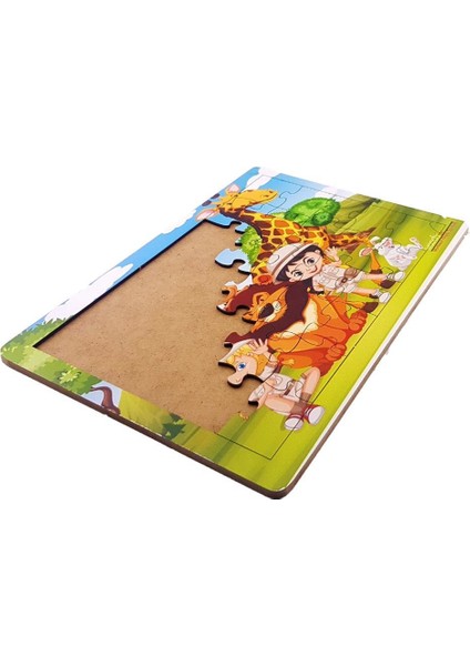 Woodylife Safari Hayvanları 35 Parça Puzzle Yapboz Eğitici Çocuk Oyuncak fiyatları