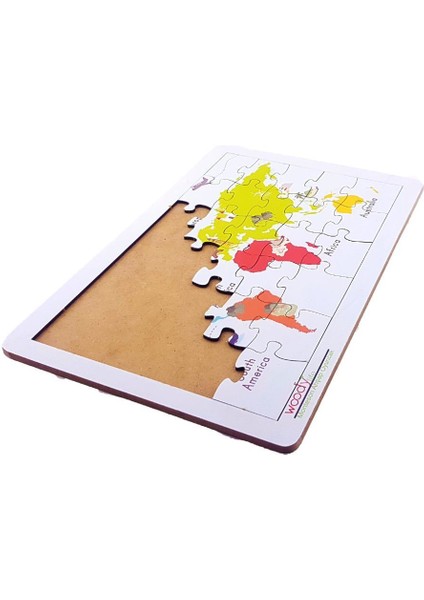 Woodylife Harita 35 Parça Puzzle Yapboz Eğitici Çocuk Oyuncak fiyatları