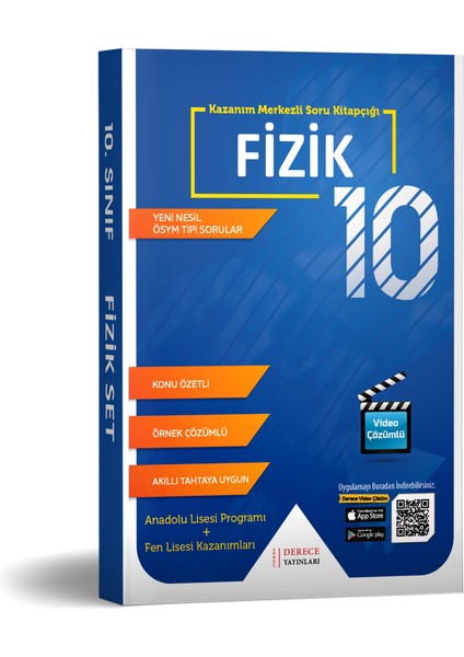 Derece Yayınları 10.Sınıf Fizik Modüler Set 2020-2021