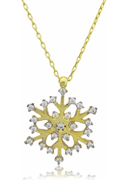 Çaprazlı Mekik Kartanesi 925 Ayar Gümüş Zirkon Taşlı Gold Kaplama Kolye fiyatları