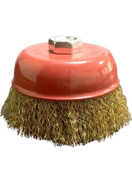 Çanak Saçaklı Tel Fırça 85 mm
