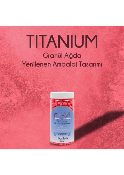 Film Sir El Ağdası Boncuk Granül Titanyum (Pembe) 250 gr Pet