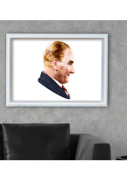 Bk Gift Atatürk Temalı Özel Ahşap Çerçeveli Tablo 46X66CM-9