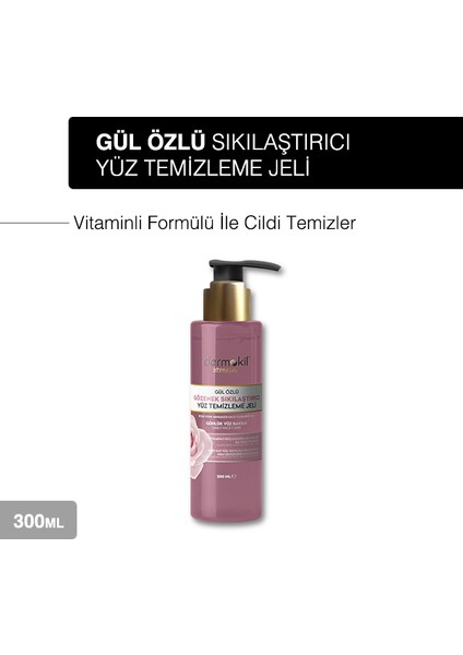 Gül Özlü Yüz Temizleme Jeli 300 ml
