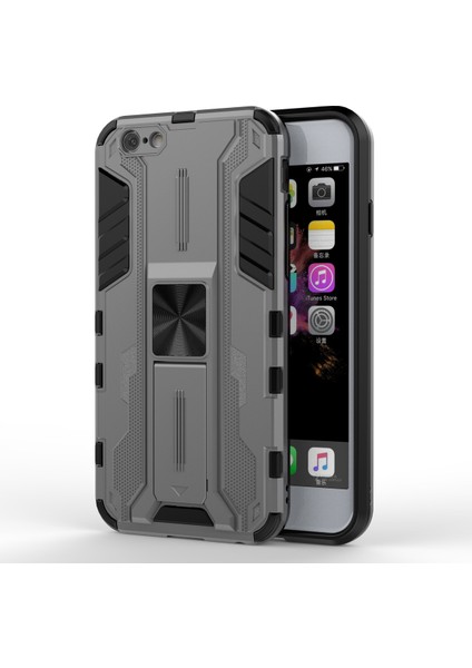 iPhone 6 / 6s İçin Çift Katmanlı Pc Tpu Bumper Kaymaz ShockProof Korumalı Kılıf (Yurt Dışından)