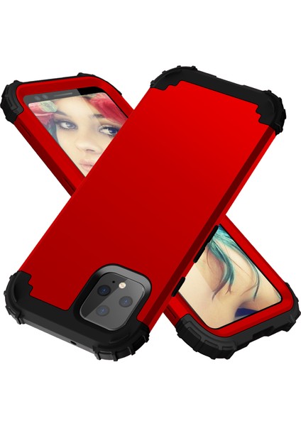 Google Pixel 4 İçin Yumuşak Silikon Pc Bumper 3'ü 1 Arada ShockProof Korumalı Kılıf (Yurt Dışından)