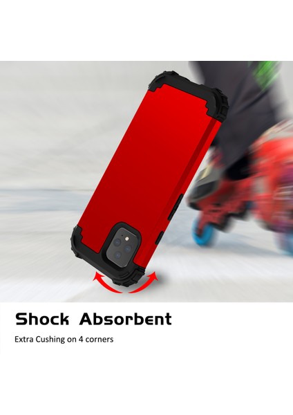 Google Pixel 4 İçin Yumuşak Silikon Pc Bumper 3'ü 1 Arada ShockProof Korumalı Kılıf (Yurt Dışından) modelleri