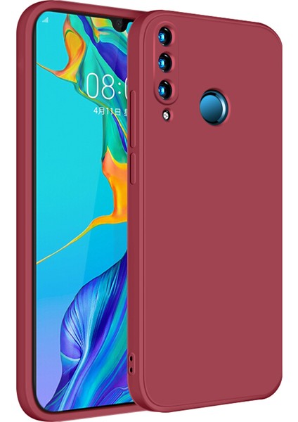 Huawei P30 Lite İçin İnce Likit Silikon ShockProof Korumalı Kılıf (Yurt Dışından)