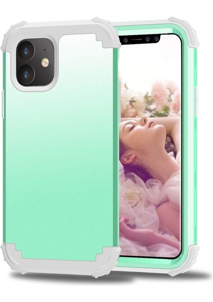 iPhone 11 İçin Pc Yumuşak Tpu Bumper 3'ü 1 Arada Koruma ShockProof Kılıf (Yurt Dışından) fiyatları