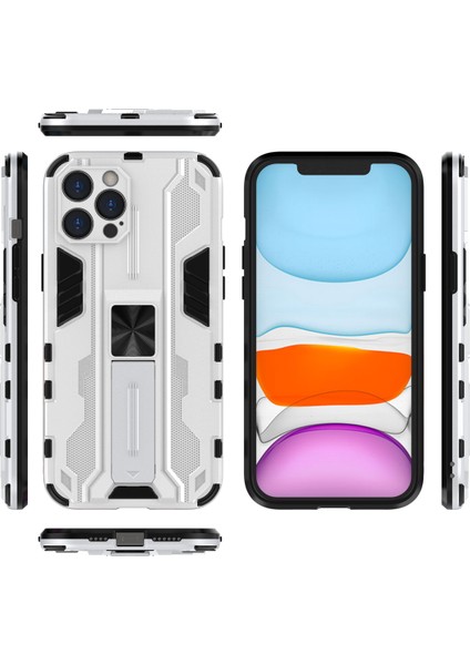 iPhone 12 Pro İçin Çift Katmanlı Pc Tpu Bumper Kaymaz ShockProof Korumalı Kılıf (Yurt Dışından)