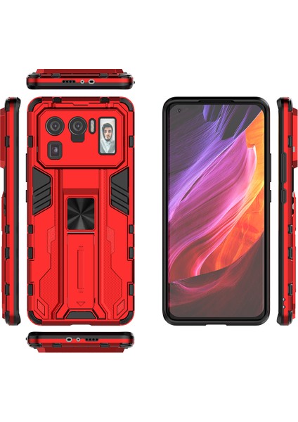 Xiaomi Mi 11 Ultra İçin Çift Katmanlı Pc Tpu Bumper Kaymaz ShockProof Korumalı Kılıf (Yurt Dışından)