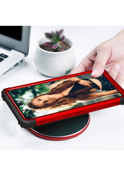 Samsung Galaxy Note 20 İçin Yumuşak Silikon Pc Bumper 3'ü 1 Arada ShockProof Korumalı Kılıf (Yurt Dışından)