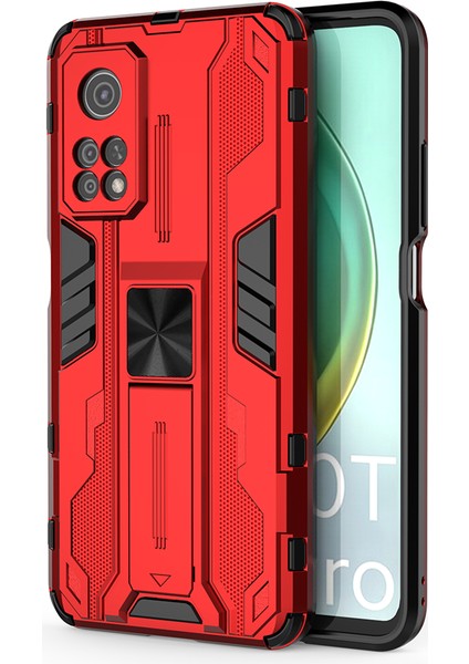 Xiaomi Mi 10T / 10T Pro 5G İçin Çift Katmanlı Pc Tpu Bumper Kaymaz ShockProof Korumalı Kılıf (Yurt Dışından)
