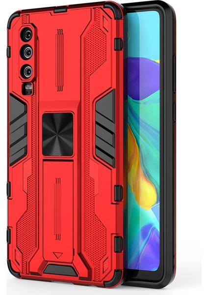 Huawei P30 İçin Çift Katmanlı Pc Tpu Bumper Kaymaz ShockProof Korumalı Kılıf (Yurt Dışından)