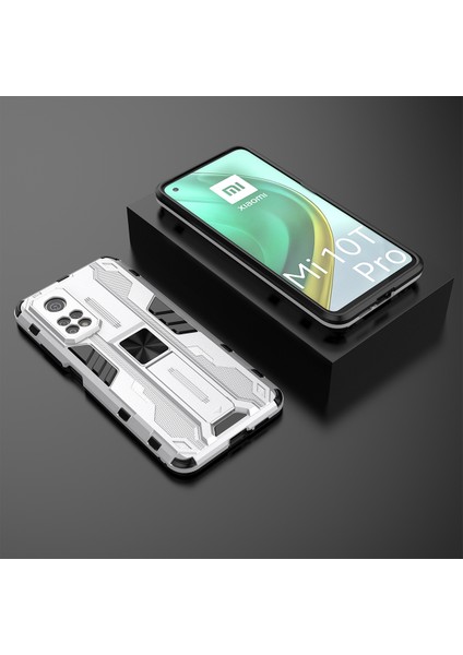 Xiaomi Mi 10T / 10T Pro 5G İçin Çift Katmanlı Pc Tpu Bumper Kaymaz ShockProof Korumalı Kılıf (Yurt Dışından)