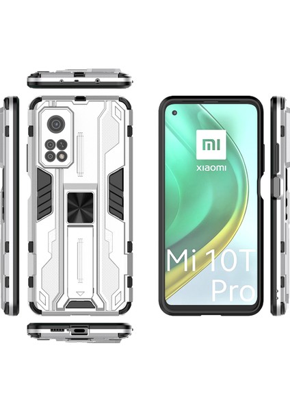 Xiaomi Mi 10T / 10T Pro 5G İçin Çift Katmanlı Pc Tpu Bumper Kaymaz ShockProof Korumalı Kılıf (Yurt Dışından)