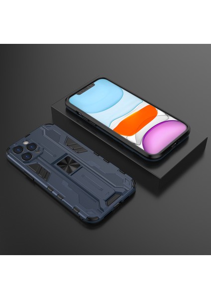 iPhone 12 Pro İçin Çift Katmanlı Pc Tpu Bumper Kaymaz ShockProof Korumalı Kılıf (Yurt Dışından)