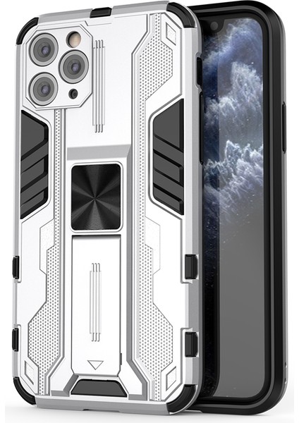 iPhone 11 Pro Max İçin Çift Katmanlı Pc Tpu Bumper Kaymaz ShockProof Korumalı Kılıf (Yurt Dışından)