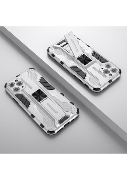 iPhone 11 Pro Max İçin Çift Katmanlı Pc Tpu Bumper Kaymaz ShockProof Korumalı Kılıf (Yurt Dışından)