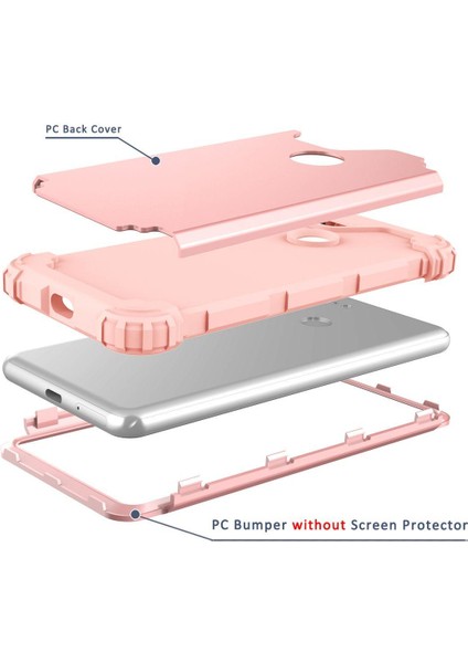 Google Pixel 3 Xl İçin Pc Yumuşak Tpu Bumper 3'ü 1 Arada Koruma ShockProof Kılıf (Yurt Dışından) fırsatları