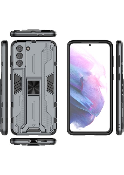 Samsung Galaxy S21 Plus 5G İçin Çift Katmanlı Pc Tpu Bumper Kaymaz ShockProof Korumalı Kılıf (Yurt Dışından) modelleri