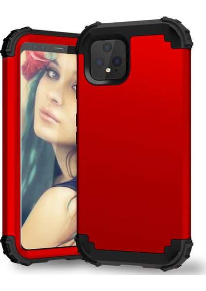 Google Pixel 4 Xl İçin Yumuşak Silikon Pc Bumper 3'ü 1 Arada ShockProof Korumalı Kılıf (Yurt Dışından) fiyatları