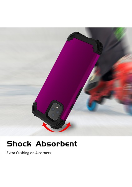 Google Pixel 4 Xl İçin Yumuşak Silikon Pc Bumper 3'ü 1 Arada ShockProof Korumalı Kılıf (Yurt Dışından) modelleri