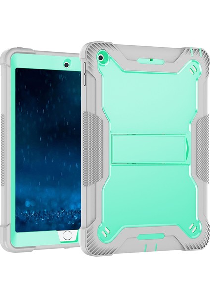 iPad 5/6. Nesil iPad 9.7 2018/2017 iPad Air/Air 2 İçin 3 Katmanlı Standlı Shockproof Tam Koruma Kılıf (Yurt Dışından)