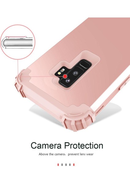 Samsung Galaxy S9 Plus İçin Pc Yumuşak Tpu Bumper 3'ü 1 Arada Koruma ShockProof Kılıf (Yurt Dışından)