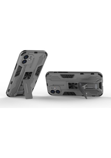 iPhone 12 Mini İçin Çift Katmanlı Pc Tpu Bumper Kaymaz ShockProof Korumalı Kılıf (Yurt Dışından)